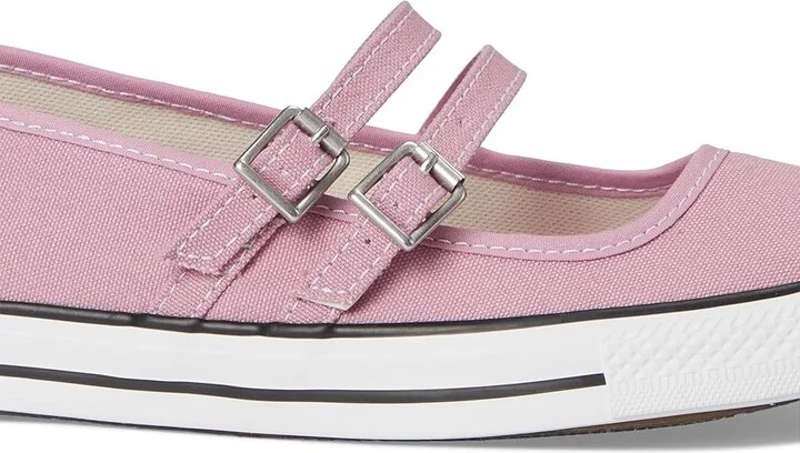 Converse Chuck Taylor All Star Dainty Mary Jane Women's Flat Shoes Cliffside Rose/White/Black : 7.5 B - Medium, Synthetic/Textile - Image 7