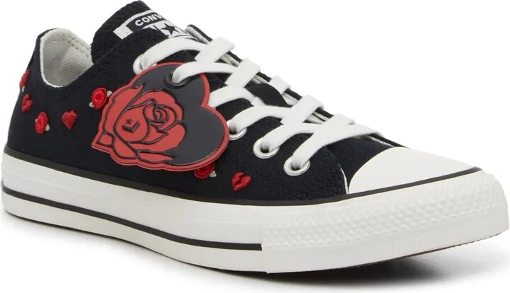 Converse Chuck Taylor All Star Heart & Rose LowTop Sneaker