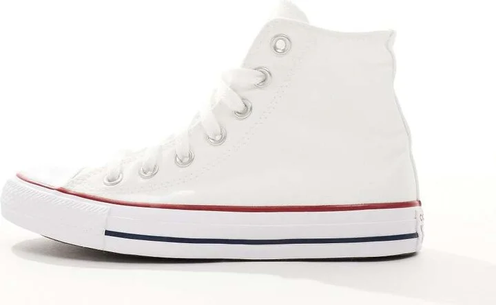 Converse Chuck Taylor All Star Hi canvas sneakers in white - Image 2