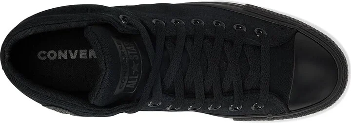 Converse Chuck Taylor All Star High Street Sneaker Lace up casual Shoes Black/Black/Black : Men's 6.5 - Women's 8.5 Medium, Canvas - Image 3