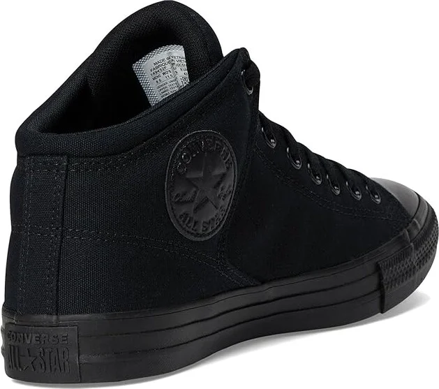 Converse Chuck Taylor All Star High Street Sneaker Lace up casual Shoes Black/Black/Black : Men's 6.5 - Women's 8.5 Medium, Canvas - Image 5