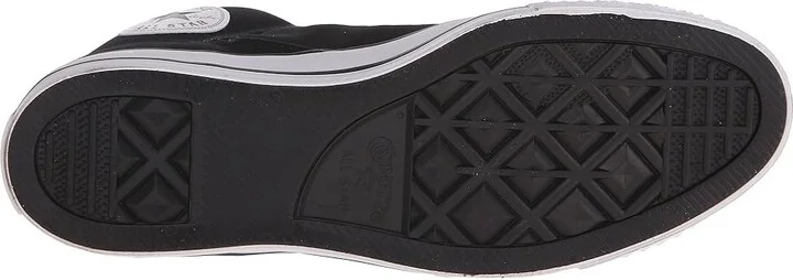 Converse Chuck Taylor All Star High Street Sneaker Lace up casual Shoes Black/Black/White : Men's 3 - Women's 5 Medium, Canvas - Image 4