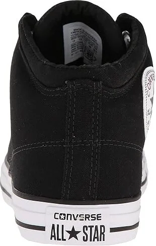 Converse Chuck Taylor All Star High Street Sneaker Lace up casual Shoes Black/Black/White : Men's 3 - Women's 5 Medium, Canvas - Image 5