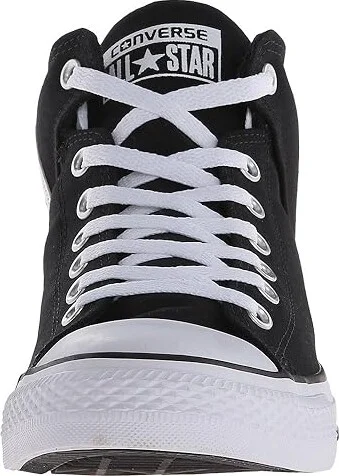 Converse Chuck Taylor All Star High Street Sneaker Lace up casual Shoes Black/Black/White : Men's 3 - Women's 5 Medium, Canvas - Image 6