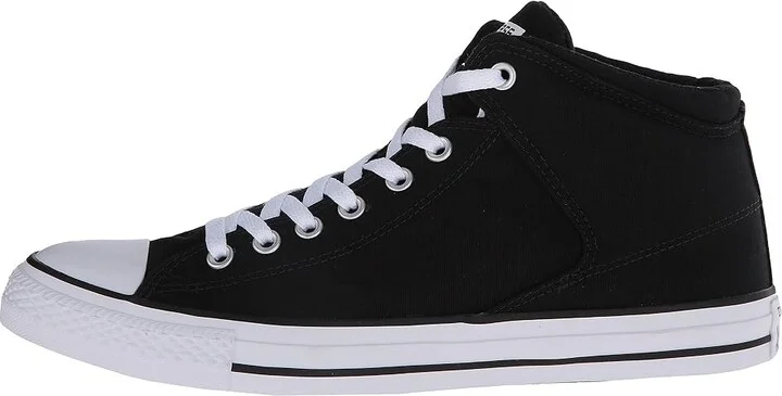 Converse Chuck Taylor All Star High Street Sneaker Lace up casual Shoes Black/Black/White : Men's 3 - Women's 5 Medium, Canvas - Image 7