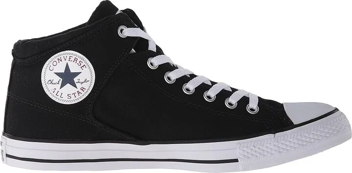 Converse Chuck Taylor All Star High Street Sneaker Lace up casual Shoes Black/Black/White : Men's 3 - Women's 5 Medium, Canvas - Image 8
