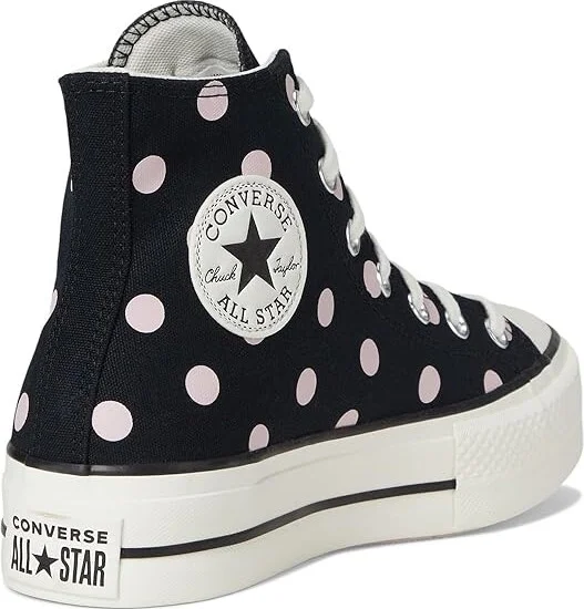 Converse Chuck Taylor All Star High-Top Platform Sneaker Women's Cold Weather Boots Black/Summit Pink/Egret : 7 M, Canvas - Image 4
