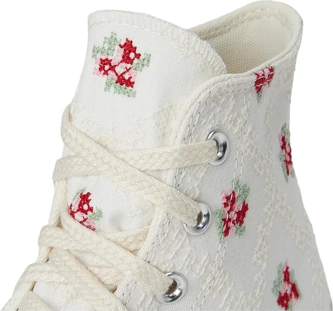 Converse Chuck Taylor All Star High-Top Platform Sneaker Women's Cold Weather Boots Vintage White/Horizon Pink/Egret : 8.5 M, Canvas - Image 7