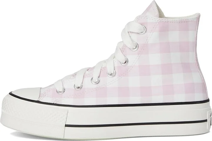 Converse Chuck Taylor All Star High-Top Platform Sneaker Women's Cold Weather Boots Vintage White/Summit Pink/Egret : 5 M, Canvas - Image 6