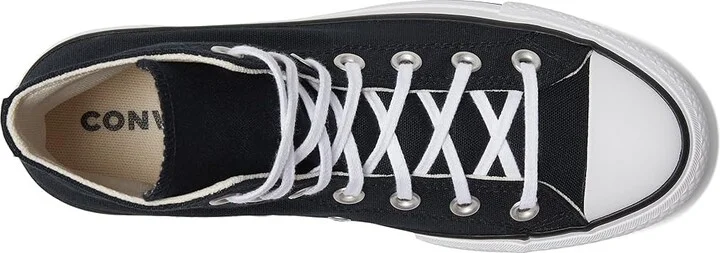 Converse Chuck Taylor All Star High-Top Platform Sneaker Women's Shoes Black : 10 B - Medium, Canvas - Image 2