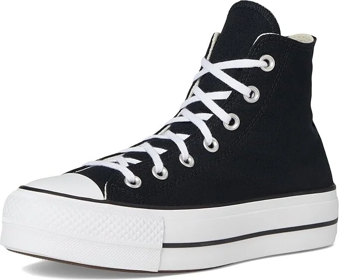 Converse Chuck Taylor All Star High-Top Platform Sneaker Women's Shoes Black : 10 B - Medium, Canvas - Image 5