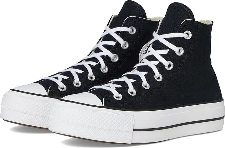Converse Chuck Taylor All Star High-Top Platform Sneaker Women's Shoes Black : 10 B - Medium, Canvas