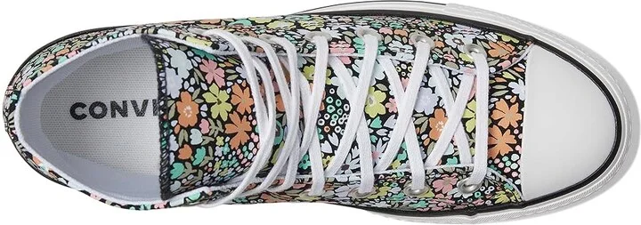 Converse Chuck Taylor All Star High-Top Platform Sneaker Women's Shoes Black/White/Pale Surplus : 5 B - Medium, Canvas - Image 2
