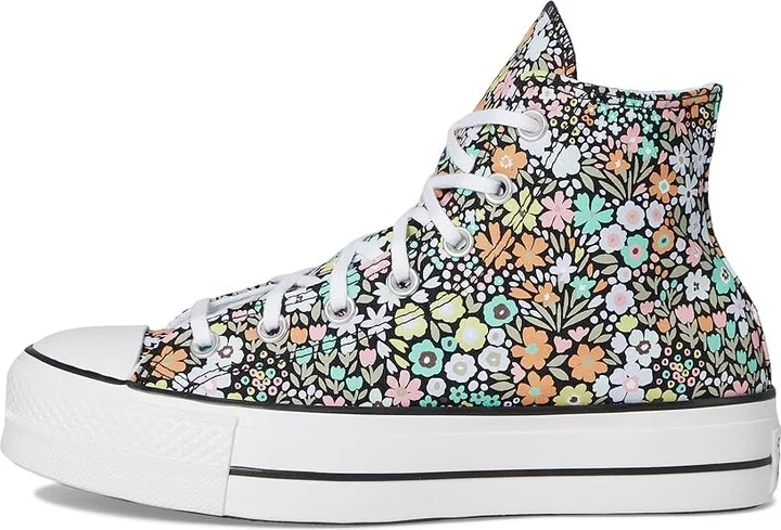 Converse Chuck Taylor All Star High-Top Platform Sneaker Women's Shoes Black/White/Pale Surplus : 5 B - Medium, Canvas - Image 6