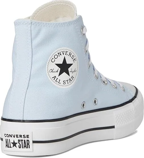 Converse Chuck Taylor All Star High-Top Platform Sneaker Women's Shoes Blue Supermoon/Natural Ivory/Black : 7 B - Medium, Canvas - Image 4