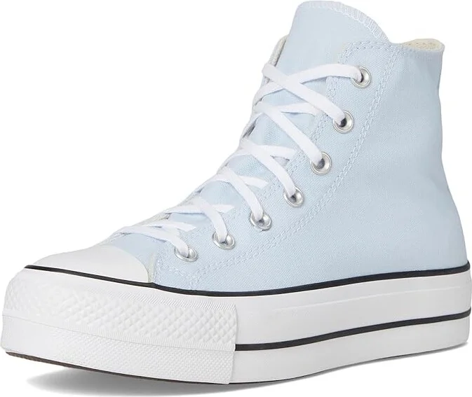 Converse Chuck Taylor All Star High-Top Platform Sneaker Women's Shoes Blue Supermoon/Natural Ivory/Black : 7 B - Medium, Canvas - Image 5