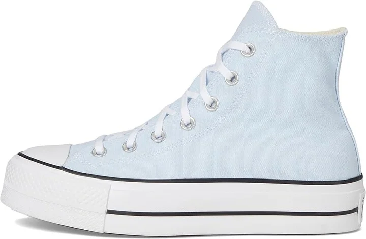 Converse Chuck Taylor All Star High-Top Platform Sneaker Women's Shoes Blue Supermoon/Natural Ivory/Black : 7 B - Medium, Canvas - Image 6