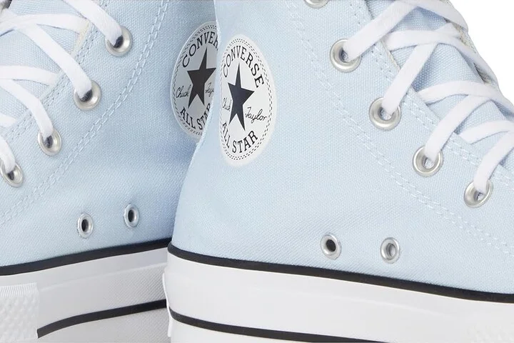 Converse Chuck Taylor All Star High-Top Platform Sneaker Women's Shoes Blue Supermoon/Natural Ivory/Black : 7 B - Medium, Canvas - Image 7