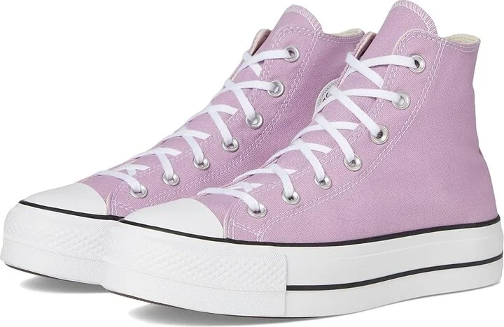 Converse Chuck Taylor All Star High-Top Platform Sneaker Women's Shoes Classic Amethyst/White/Black : 5.5 B - Medium