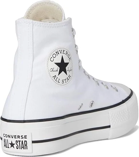 Converse Chuck Taylor All Star High-Top Platform Sneaker Women's Shoes Optical White : 10 B - Medium, Canvas - Image 4