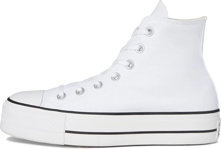 Converse Chuck Taylor All Star High-Top Platform Sneaker Women's Shoes Optical White : 10 B - Medium, Canvas - Image 6