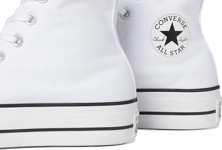 Converse Chuck Taylor All Star High-Top Platform Sneaker Women's Shoes Optical White : 10 B - Medium, Canvas - Image 7