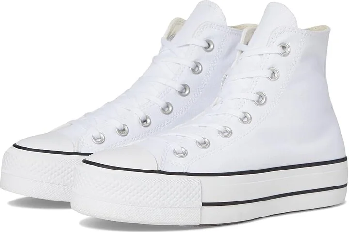 Converse Chuck Taylor All Star High-Top Platform Sneaker Women's Shoes Optical White : 10 B - Medium, Canvas