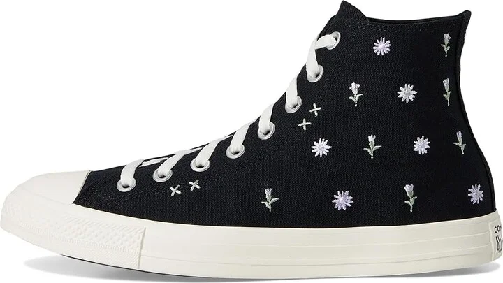 Converse Chuck Taylor All Star High-Top Sneaker Classic Shoes Black/Egret/Foothill Green : Men's 4.5 - Women's 6.5 Medium, Canvas - Image 6