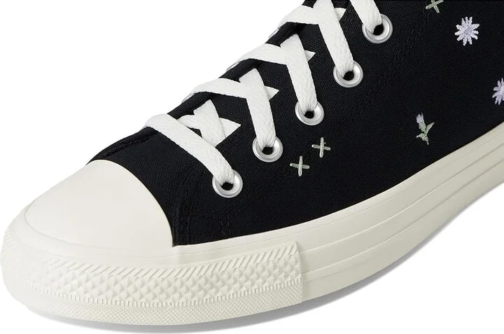 Converse Chuck Taylor All Star High-Top Sneaker Classic Shoes Black/Egret/Foothill Green : Men's 4.5 - Women's 6.5 Medium, Canvas - Image 7