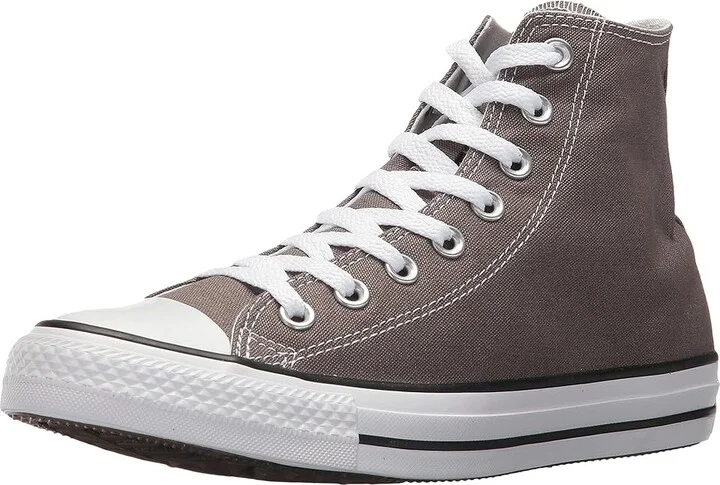 Converse Chuck Taylor All Star High-Top Sneaker Classic Shoes Charcoal : Men's 9.5 - Women's 11.5 Medium, Canvas - Image 2
