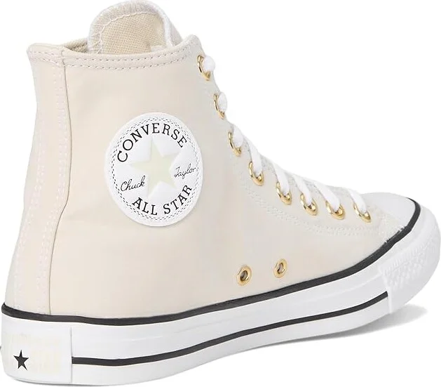 Converse Chuck Taylor All Star High-Top Sneaker Classic Shoes Light Dune/White/Gold : Men's 3.5 - Women's 5.5 Medium, Canvas - Image 4