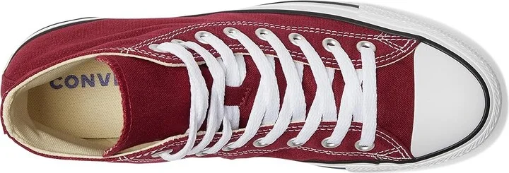 Converse Chuck Taylor All Star High-Top Sneaker Classic Shoes Maroon : Men's 9.5 - Women's 11.5 Medium, Canvas - Image 2