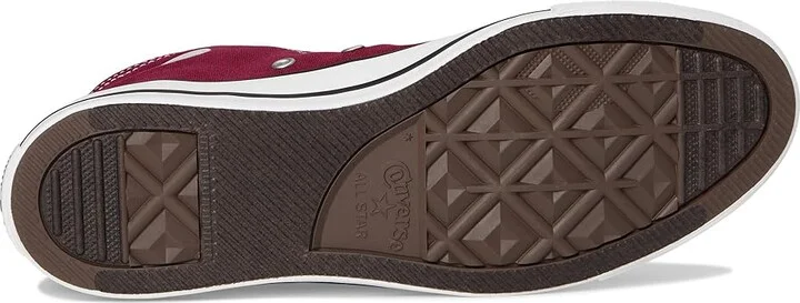 Converse Chuck Taylor All Star High-Top Sneaker Classic Shoes Maroon : Men's 9.5 - Women's 11.5 Medium, Canvas - Image 3