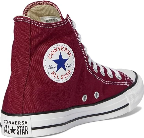 Converse Chuck Taylor All Star High-Top Sneaker Classic Shoes Maroon : Men's 9.5 - Women's 11.5 Medium, Canvas - Image 4