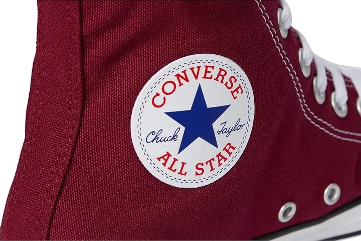 Converse Chuck Taylor All Star High-Top Sneaker Classic Shoes Maroon : Men's 9.5 - Women's 11.5 Medium, Canvas - Image 7