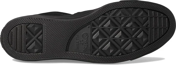 Converse Chuck Taylor All Star High-Top Sneaker Classic Shoes Monochrome Black : Men's 11 - Women's 13 Medium, Canvas - Image 4