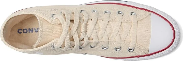 Converse Chuck Taylor All Star High-Top Sneaker Classic Shoes Natural Ivory : Men's 10.5 - Women's 12.5 Medium, Canvas - Image 3