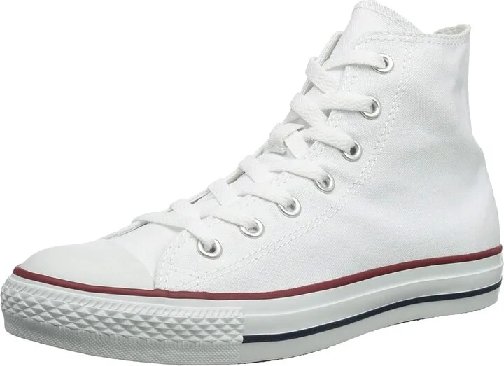 Converse Chuck Taylor All Star High-Top Sneaker Classic Shoes Optical White : Men's 17 - Women's 19 Medium, Canvas - Image 2
