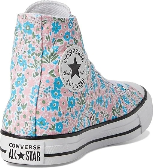 Converse Chuck Taylor All Star High-Top Sneaker Classic Shoes White/Gnarly Blue : Men's 9 - Women's 11 Medium, Canvas - Image 4