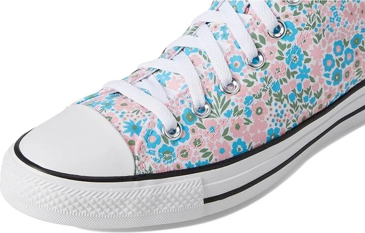 Converse Chuck Taylor All Star High-Top Sneaker Classic Shoes White/Gnarly Blue : Men's 9 - Women's 11 Medium, Canvas - Image 7