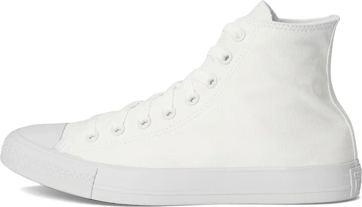 Converse Chuck Taylor All Star High-Top Sneaker Classic Shoes White Monochrome : Men's 10 - Women's 12 Medium, Canvas - Image 7