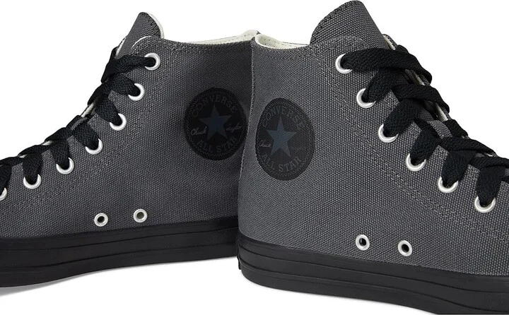 Converse Chuck Taylor All Star High-Top Sneaker Men's Classic Shoes Dark Matter/Black/Black : 8.5 D - Medium, Canvas - Image 7