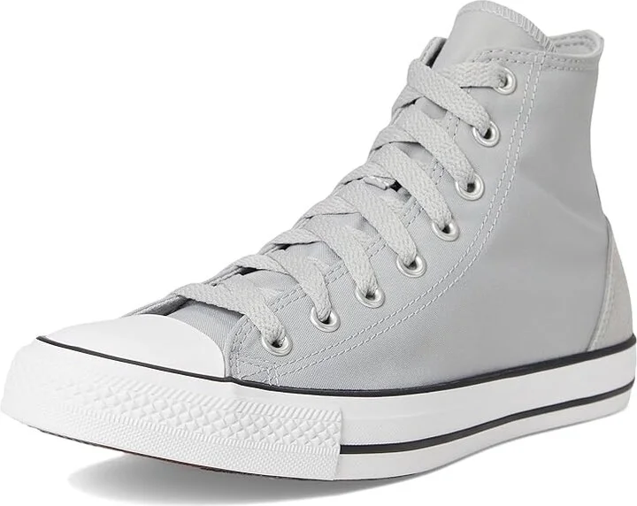 Converse Chuck Taylor All Star High-Top Sneaker Men's Classic Shoes Grey Area/Sour Glow/White : 8 D - Medium, Canvas - Image 5