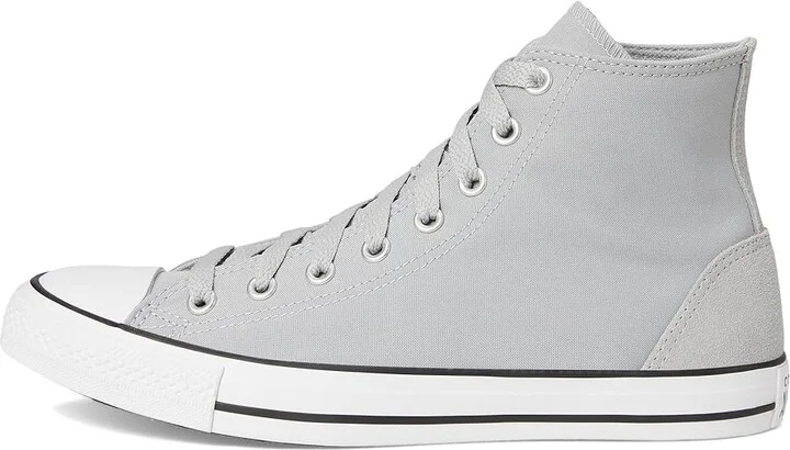 Converse Chuck Taylor All Star High-Top Sneaker Men's Classic Shoes Grey Area/Sour Glow/White : 8 D - Medium, Canvas - Image 6