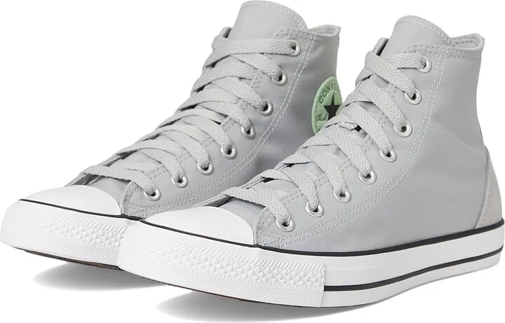 Converse Chuck Taylor All Star High-Top Sneaker Men's Classic Shoes Grey Area/Sour Glow/White : 8 D - Medium, Canvas