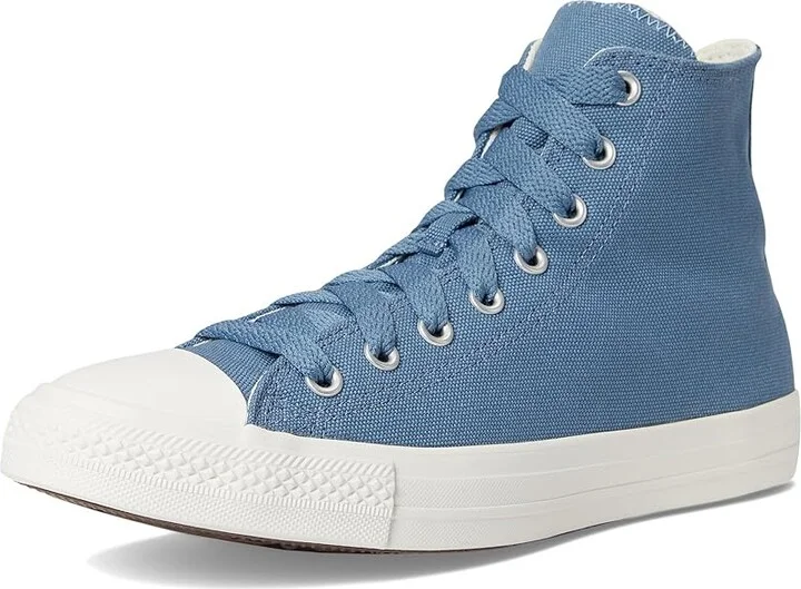 Converse Chuck Taylor All Star High-Top Sneaker Men's Classic Shoes Lakeside Blue/Light Blue/Vintage White : 10 D - Medium, Canvas - Image 5