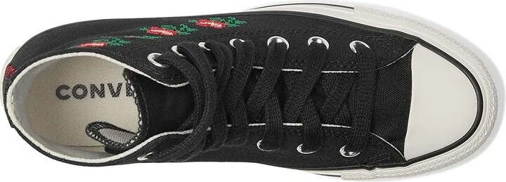 Converse Chuck Taylor All Star High-Top Sneaker Women's Classic Shoes Black/Light Jellyfish Jitter/Surplus Min : 9.5 Medium, Canvas - Image 2