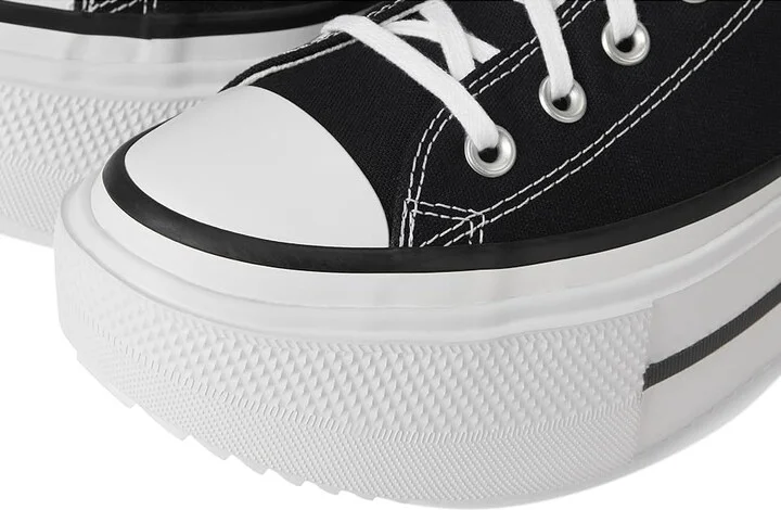 Converse Chuck Taylor All Star Lift Double Stack Lace-up Boots Black/White/Black : Men's 8.5 - Women's 10.5 Medium, Canvas - Image 7