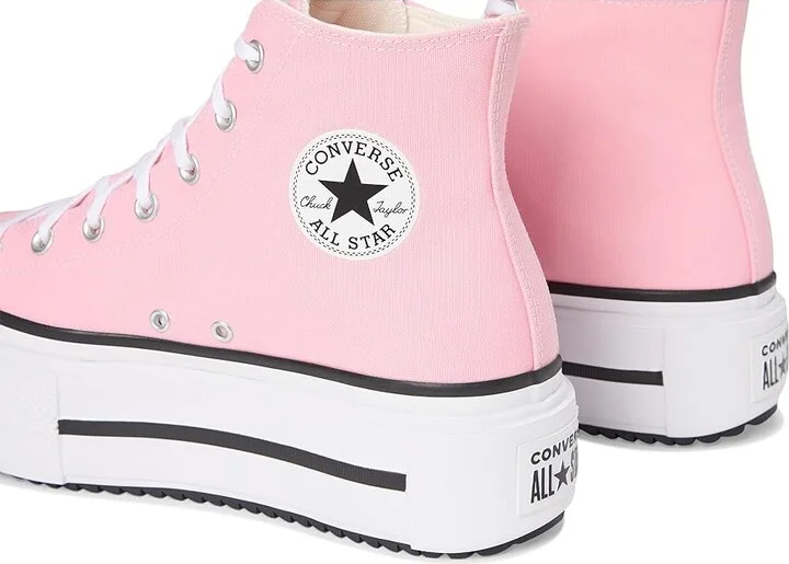 Converse Chuck Taylor All Star Lift Double Stack Lace-up Boots Light Jellyfish Jitter/Egret : Men's 6 - Women's 8 Medium, Canvas - Image 7