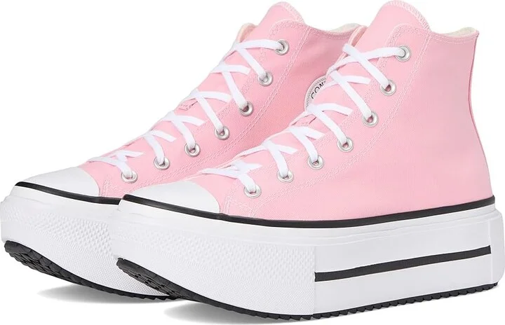 Converse Chuck Taylor All Star Lift Double Stack Lace-up Boots Light Jellyfish Jitter/Egret : Men's 6 - Women's 8 Medium, Canvas